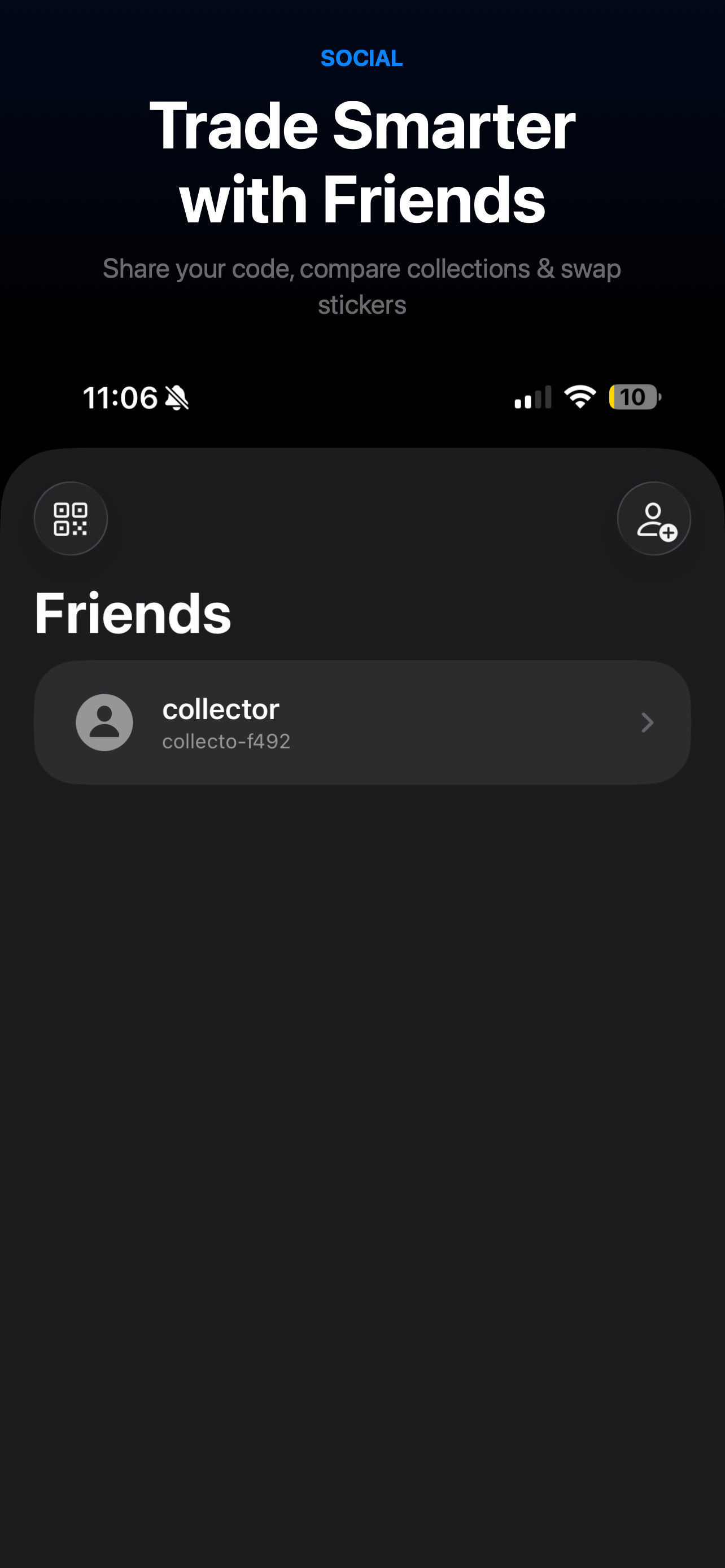 Friends screen